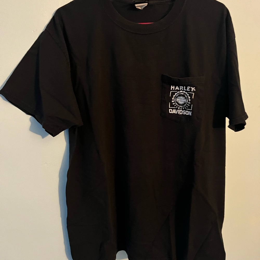 Harley-Davidson Black Tee with Pocket Logo